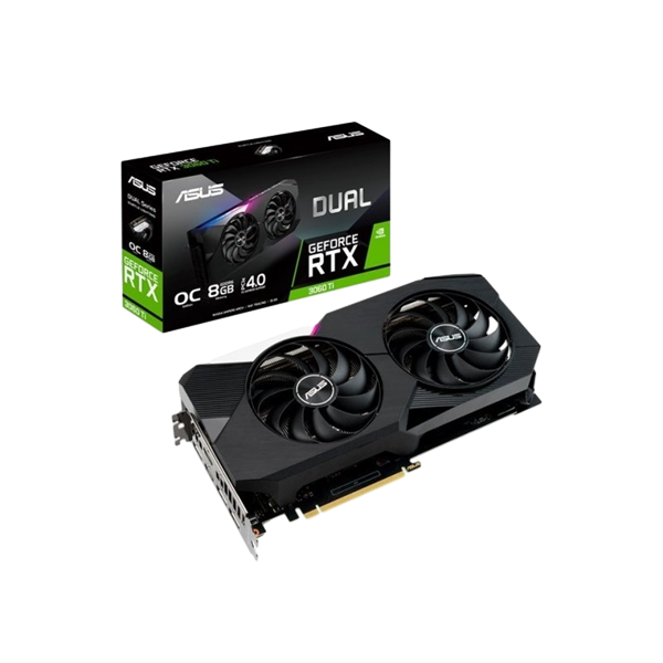 Asus Dual GeForce RTX3060 Ti OC 8GB GDDR6 LHR Gráfica Asus Dual GeForce RTX3060 Ti OC 8GB GDDR6 LHR Gráfica