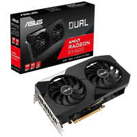 Asus Dual Radeon RX6600 8GB GDDR6 Tarjeta Gráfica AMD Asus Dual Radeon RX6600 8GB GDDR6 Tarjeta Gráfica AMD