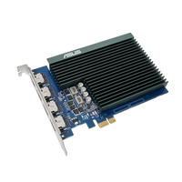 Asus GeForce GT730 4x HDMI 2GB GDDR5 Tarjeta Gráfica Nvidia Asus GeForce GT730 4x HDMI 2GB GDDR5 Tarjeta Gráfica Nvidia