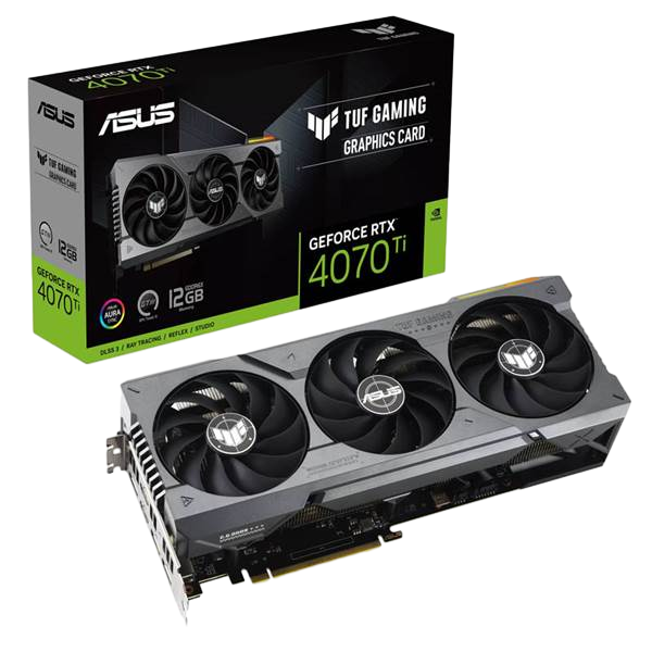 Asus TUF Gaming GeForce RTX 4070 Ti 12GB GDDR6X DLSS3 Tarjeta Gráfica Nvidia Asus TUF Gaming GeForce RTX 4070 Ti 12GB GDDR6X DLSS3 Tarjeta Gráfica Nvidia