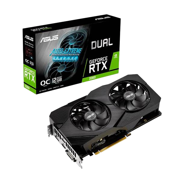Asus Dual GeForce RTX 2060 12GB GDDR6 Tarjeta Gráfica Nvidia Asus Dual GeForce RTX 2060 12GB GDDR6 Tarjeta Gráfica Nvidia