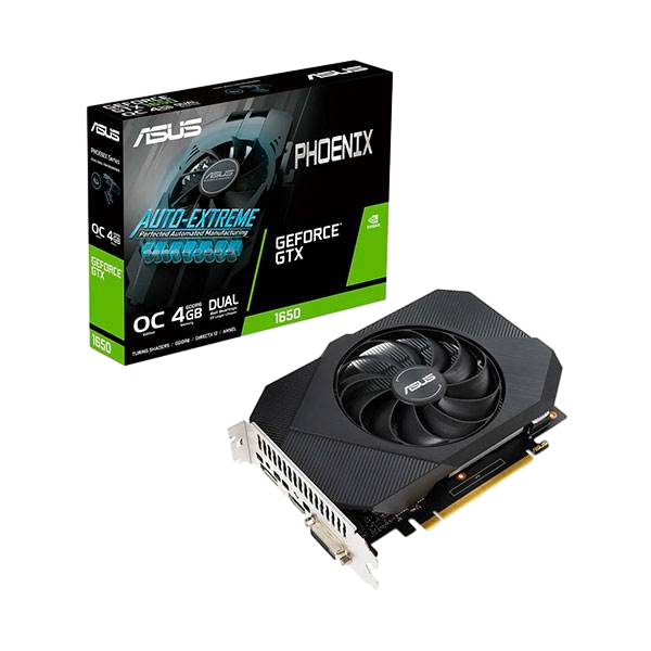Asus Phoenix GeForce GTX 1650 OC 4GB GDDR6 V2 Tarjeta Gráfica Nvidia Asus Phoenix GeForce GTX 1650 OC 4GB GDDR6 V2 Tarjeta Gráfica Nvidia
