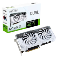 Asus Dual GeForce RTX 4070 OC White 12GB GDDR6X DLSS3  Tarjeta Gráfica Nvidia