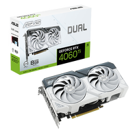 Asus Dual GeForce RTX 4060 Ti White 8GB GDDR6 DLSS3  Tarjeta Gráfica Nvidia