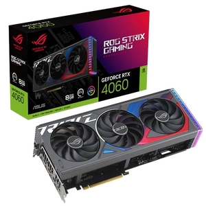 Asus ROG Strix GeForce RTX4060 8GB GDDR6 DLSS3 Tarjeta Gráfica Nvidia Asus ROG Strix GeForce RTX4060 8GB GDDR6 DLSS3 Tarjeta Gráfica Nvidia