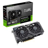 Asus Dual GeForce RTX4060 Ti OC 16GB GDDR6 DLSS3 Tarjeta Gráfica Nvidia Asus Dual GeForce RTX4060 Ti OC 16GB GDDR6 DLSS3 Tarjeta Gráfica Nvidia