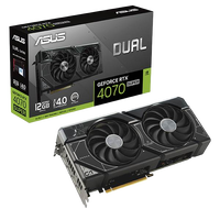 Asus Dual GeForce RTX 4070 Super 12GB GDDR6X DLSS3 - Tarjeta Gráfica Nvidia