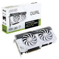 Asus Dual GeForce RTX 4070 Super White 12GB GDDR6X DLSS3 - Tarjeta Gráfica Nvidia