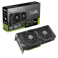 Asus Dual GeForce RTX 4070 Super OC 12GB GDDR6X DLSS3 - Tarjeta Gráfica Nvidia