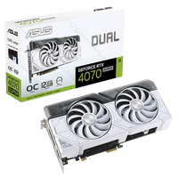 Asus Dual GeForce RTX 4070 Super OC 12GB White GDDR6X DLSS3 - Tarjeta Gráfica Nvidia