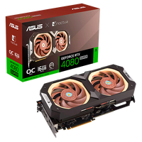 Asus Noctua GeForce RTX 4080 Super OC 16GB GDDR6X DLSS3  Tarjeta Gráfica Nvidia