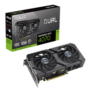 Asus Dual GeForce RTX 4070 OC Evo 12GB GDDR6X DLSS3  Tarjeta Gráfica Nvidia