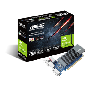 Asus GeForce GT 710 Evo Silent 2GB GDDR5 Tarjeta Gráfica Nvidia Asus GeForce GT 710 Evo Silent 2GB GDDR5 Tarjeta Gráfica Nvidia