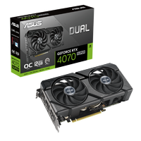 Asus Dual GeForce RTX 4070 Super OC EVO 12GB GDDR6X DLSS3  Tarjeta Gráfica Nvidia