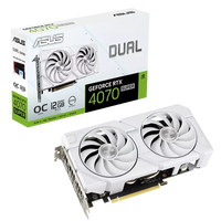 Asus Dual GeForce RTX 4070 Super OC White 12GB GDDR6X DLSS3 Tarjeta Gráfica Nvidia Asus Dual GeForce RTX 4070 Super OC White 12GB GDDR6X DLSS3 Tarjeta Gráfica Nvidia