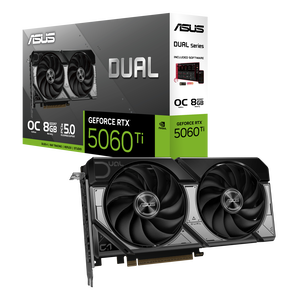 Asus GeForce RTX 5060 Ti Dual OC 8GB GDDR7 DLSS4  Tarjeta Gráfica Nvidia