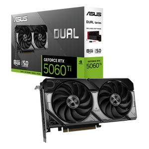 Asus GeForce RTX 5060 Ti Dual 8GB GDDR7 DLSS4  Tarjeta Gráfica Nvidia