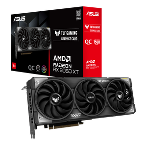Asus Radeon RX 9060 XT TUF Gaming OC 16GB GDDR6 RDNA4 Tarjeta Gráfica AMD Asus Radeon RX 9060 XT TUF Gaming OC 16GB GDDR6 RDNA4 Tarjeta Gráfica AMD