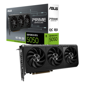 Asus GeForce RTX 5050 Prime OC 8GB GDDR6 DLSS4  Tarjeta Gráfica Nvidia
