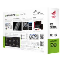 Asus GeForce RTX 5090 OC ROG Astral  White  32GB GDDR7 DLSS4  Tarjeta Gráfica Nvidia
