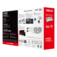 Asus Radeon RX 9060 XT Dual White 16GB GDDR6 RDNA6 Tarjeta Gráfica AMD Asus Radeon RX 9060 XT Dual White 16GB GDDR6 RDNA6 Tarjeta Gráfica AMD