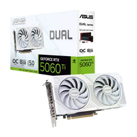 Asus GeForce RTX 5060 Ti Dual OC White 8GB GDDR7 DLSS4  Blanca  Tarjeta Gráfica Nvidia