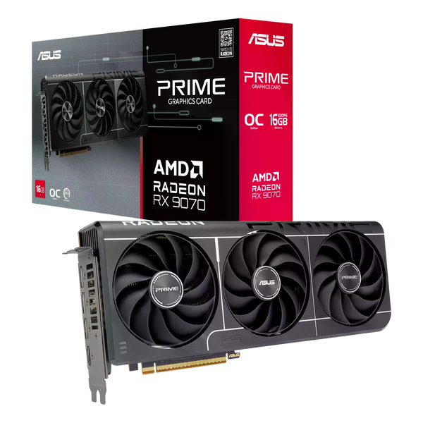ASUS Prime RX 9070 EVO OC Tarjeta Gráfica 16GB GDDR6 ASUS Prime RX 9070 EVO OC Tarjeta Gráfica 16GB GDDR6