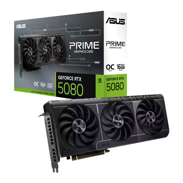 ASUS Prime RTX 5080 EVO OC Tarjeta Gráfica 16GB GDDR7 ASUS Prime RTX 5080 EVO OC Tarjeta Gráfica 16GB GDDR7