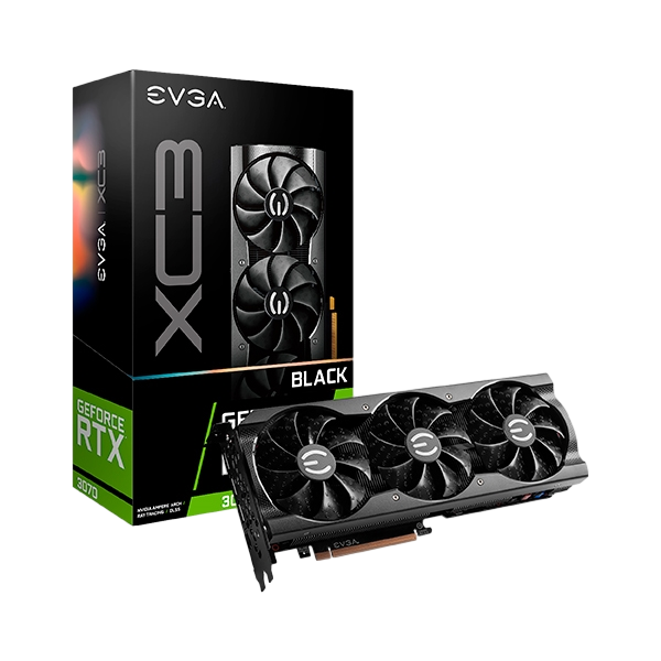 EVGA GeForce RTX3070 XC3 Black Gaming 8GB GDDR6 Gráfica EVGA GeForce RTX3070 XC3 Black Gaming 8GB GDDR6 Gráfica