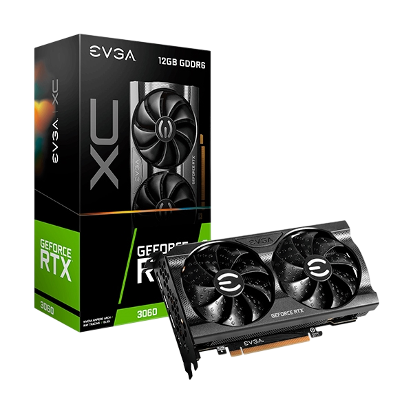 EVGA GeForce RTX3060 XC Gaming 12GB GDDR6 Gráfica EVGA GeForce RTX3060 XC Gaming 12GB GDDR6 Gráfica