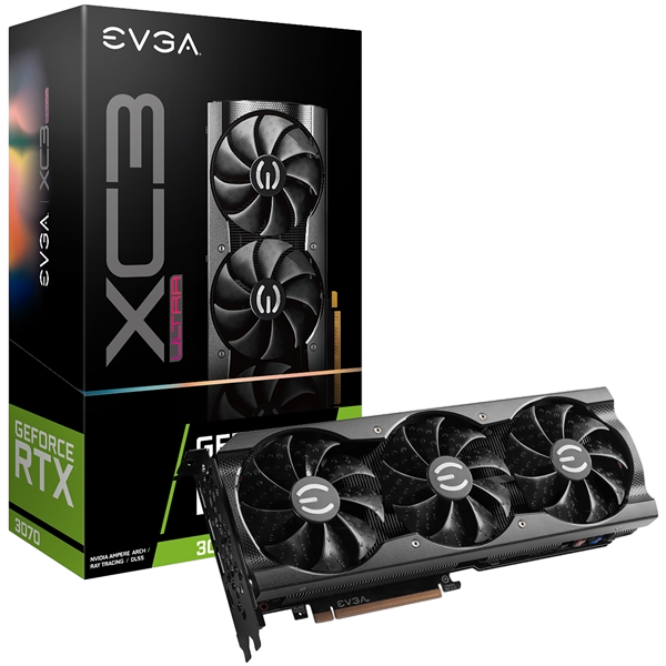 EVGA GeForce RTX3070 XC3 Ultra Gaming 8GB GDDR6 LHR Gráfica EVGA GeForce RTX3070 XC3 Ultra Gaming 8GB GDDR6 LHR Gráfica