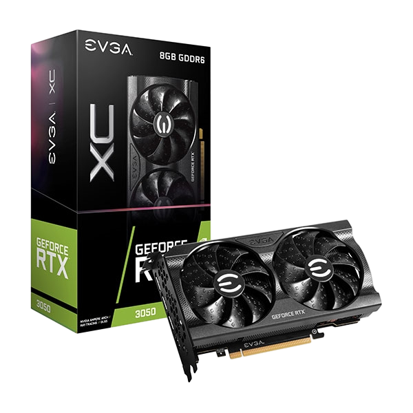 EVGA GeForce RTX3050 XC Gaming 8GB GDDR6  Tarjeta Gráfica EVGA GeForce RTX3050 XC Gaming 8GB GDDR6  Tarjeta Gráfica