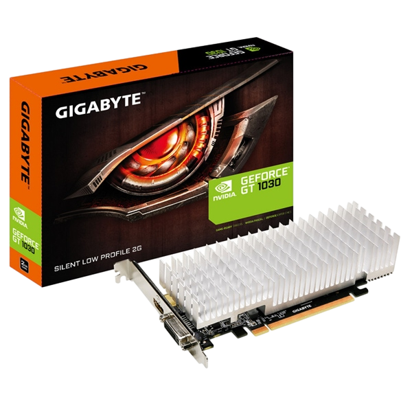 Gigabyte GeForce GT1030 Silent 2GB GD5 Gráfica Gigabyte GeForce GT1030 Silent 2GB GD5 Gráfica