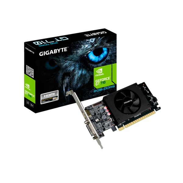 Gigabyte GeForce GT710 2GB GD5 Gráfica Gigabyte GeForce GT710 2GB GD5 Gráfica