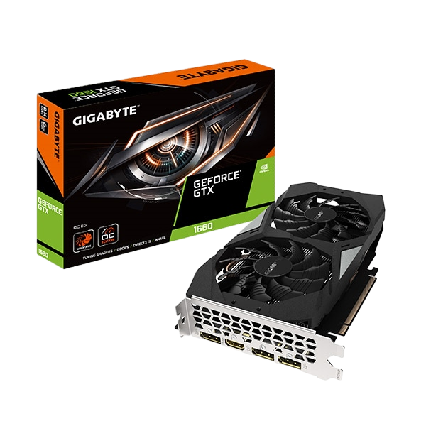 Gigabyte GeForce GTX1660 OC 6GB GD6 Gráfica Gigabyte GeForce GTX1660 OC 6GB GD6 Gráfica