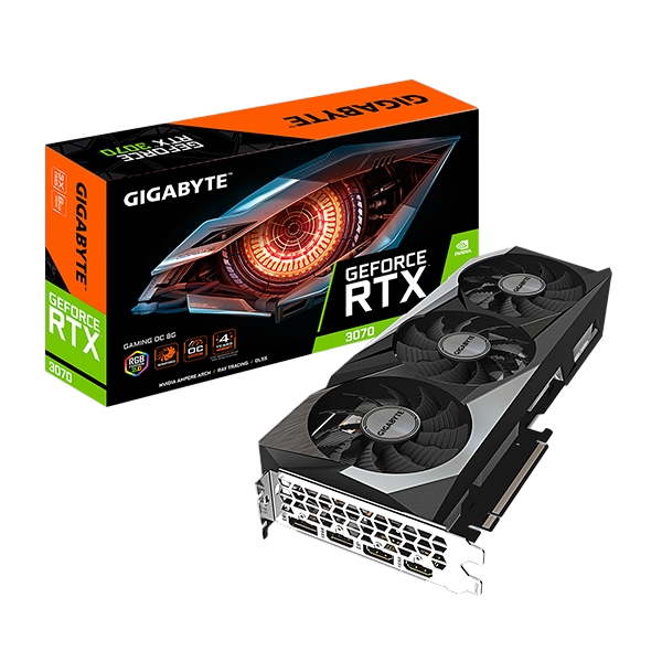 Gigabyte GeForce RTX3070 Gaming OC 8GB GDDR6 Gráfica Gigabyte GeForce RTX3070 Gaming OC 8GB GDDR6 Gráfica