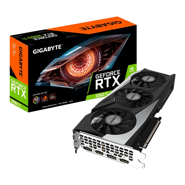 Gigabyte GeForce RTX3060 Ti Gaming OC 8GB GDDR6 Gráfica Gigabyte GeForce RTX3060 Ti Gaming OC 8GB GDDR6 Gráfica