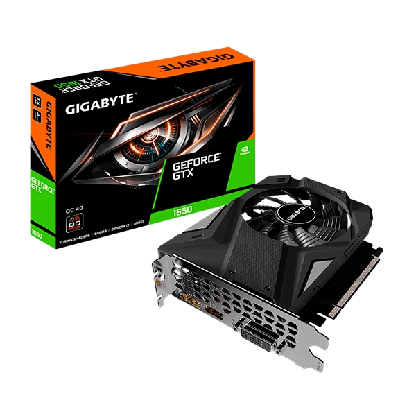 Gigabyte GeForce GTX1650 D6 OC 4GB GD6 Gráfica Gigabyte GeForce GTX1650 D6 OC 4GB GD6 Gráfica