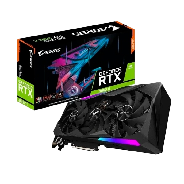 Aorus GeForce RTX3060 Ti Master 8GB GDDR6 Gráfica Aorus GeForce RTX3060 Ti Master 8GB GDDR6 Gráfica