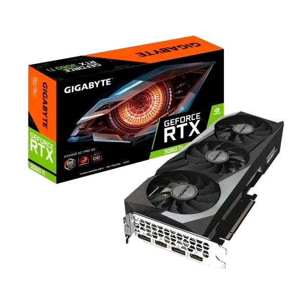 Gigabyte GeForce RTX3060 Ti Gaming OC Pro 8GB GDDR6 Gráfica Gigabyte GeForce RTX3060 Ti Gaming OC Pro 8GB GDDR6 Gráfica
