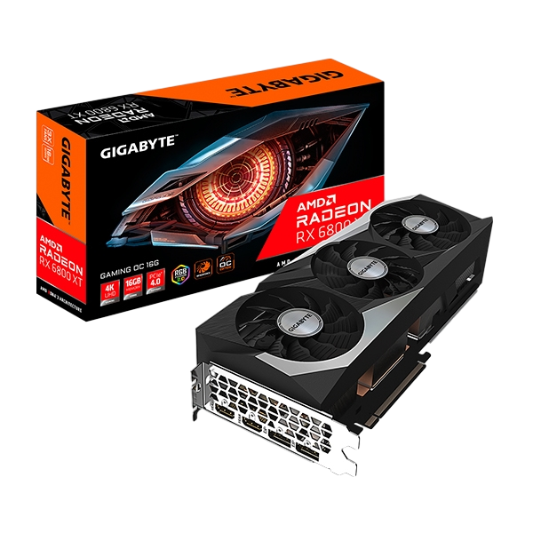 Gigabyte Radeon RX6800 XT Gaming OC 16GB GDDR6  Tarjeta Gráfica AMD Gigabyte Radeon RX6800 XT Gaming OC 16GB GDDR6  Tarjeta Gráfica AMD