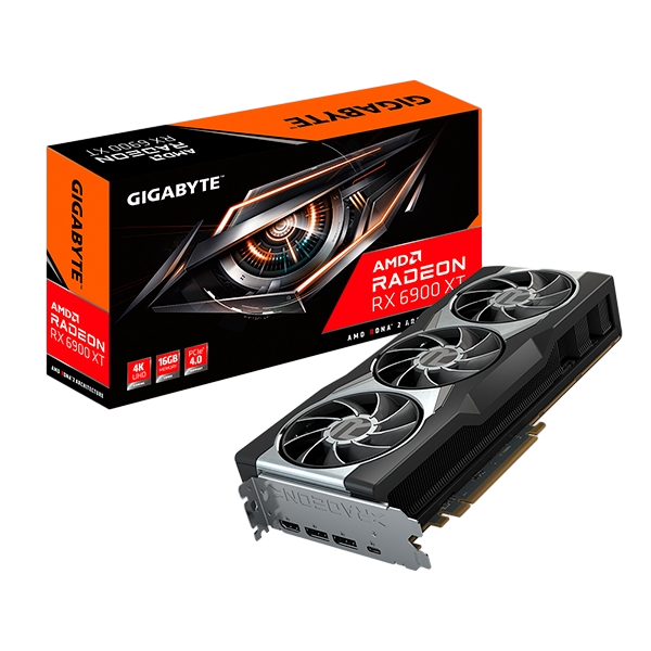 Gigabyte Radeon RX6900 XT 16GB GDDR6 Tarjeta Gráfica AMD Gigabyte Radeon RX6900 XT 16GB GDDR6 Tarjeta Gráfica AMD
