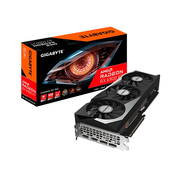 Gigabyte Radeon RX 6900 XT Gaming OC 16GB GDDR6  Tarjeta Gráfica AMD Gigabyte Radeon RX 6900 XT Gaming OC 16GB GDDR6  Tarjeta Gráfica AMD