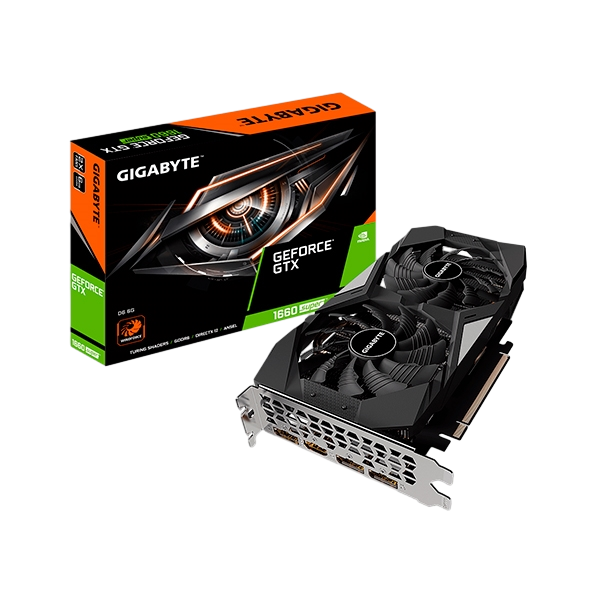 Gigabyte GeForce GTX1660 Super D6 6GB GDDR6 Gráfica Gigabyte GeForce GTX1660 Super D6 6GB GDDR6 Gráfica
