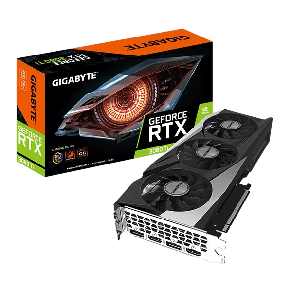 Gigabyte GeForce RTX3060 Ti Gaming OC 8GB GDDR6 LHR Gráfica Gigabyte GeForce RTX3060 Ti Gaming OC 8GB GDDR6 LHR Gráfica