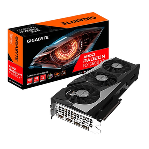 Gigabyte Radeon RX6600 XT Gaming OC Pro 8GB GDDR6 Tarjeta Gráfica AMD Gigabyte Radeon RX6600 XT Gaming OC Pro 8GB GDDR6 Tarjeta Gráfica AMD