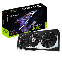 Gigabyte GeForce RTX 4060 Aorus Elite 8GB GDDR6 DLSS3  Tarjeta Gráfica Nvidia