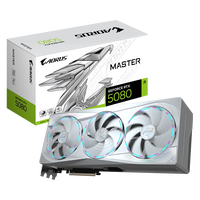Gigabyte GeForce RTX 5080 Aorus Master Ice 16GB GDDR7 DLSS4 | Tarjeta Gráfica Nvidia