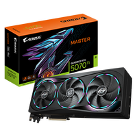 Gigabyte GeForce RTX 5070 Ti Aorus Master 16GB GDDR7 DLSS4 | Tarjeta Gráfica Nvidia Gigabyte GeForce RTX 5070 Ti Aorus Master 16GB GDDR7 DLSS4 | Tarjeta Gráfica Nvidia