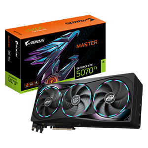 Gigabyte GeForce RTX 5070 Ti Aorus Master 16GB GDDR7 DLSS4  Tarjeta Gráfica Nvidia
